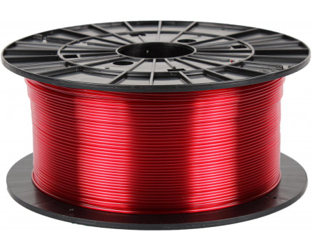 PETG - transparent red (1,75 mm; 1 kg)