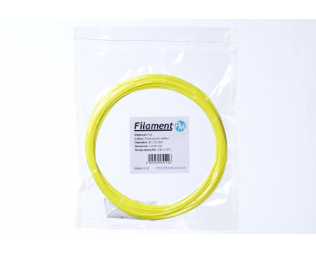 Sample PLA - fluorescent yellow (1,75 mm; 10 m)