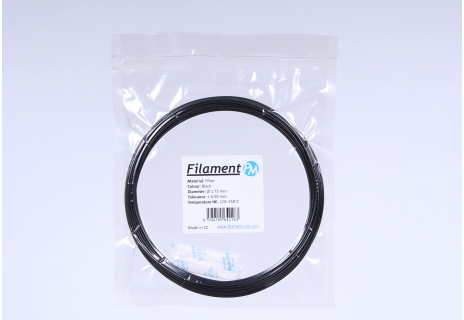 Sample PETG FRJet self-extinguishing - black (1,75 mm; 10 m)