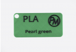 Sample PLA - pearl green (1,75 mm; 10 m)