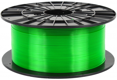 PETG - transparent green (1,75 mm; 1 kg)