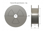 PLA - silver (1,75 mm; 2 kg)