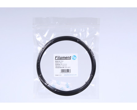 Sample PETG FRJet self-extinguishing - black (1,75 mm; 10 m)