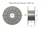 PLA+ - black (1,75 mm; 1 kg)
